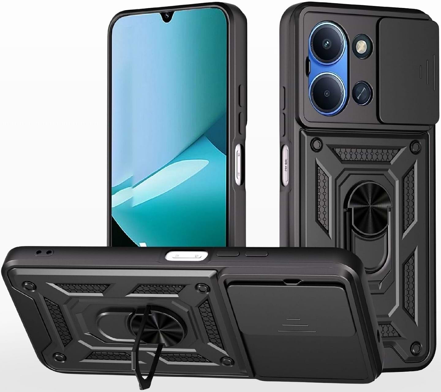 Чехол для смартфона BeCover Military for Poco C85 4G Black (716267)