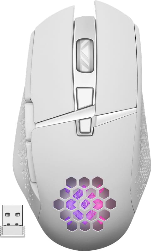 Мышь беспроводная игровая Defender Glory GM-514 White - Фото 1