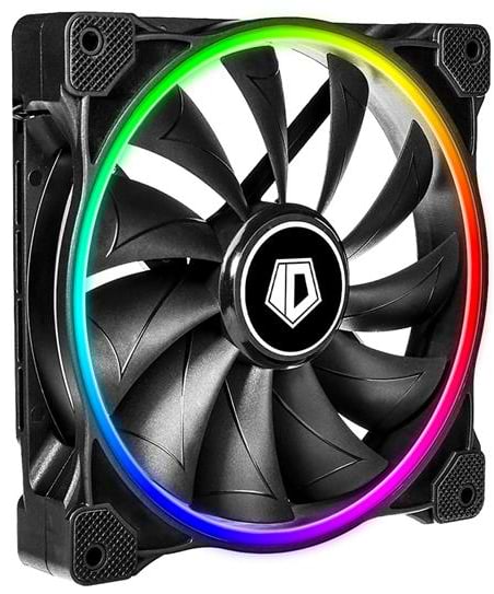 Фото - Корпусный вентилятор ID-Cooling ZF-14025-ARGB (Single Pack) Black
