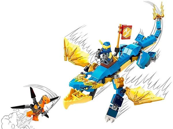 Фото - Конструктор LEGO Ninjago Грозовой дракон ЭВО Джея (71760)