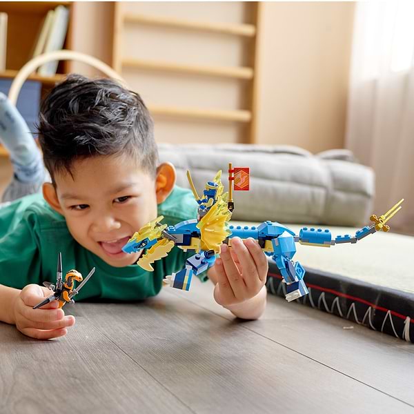 Фото - Конструктор LEGO Ninjago Грозовой дракон ЭВО Джея (71760)