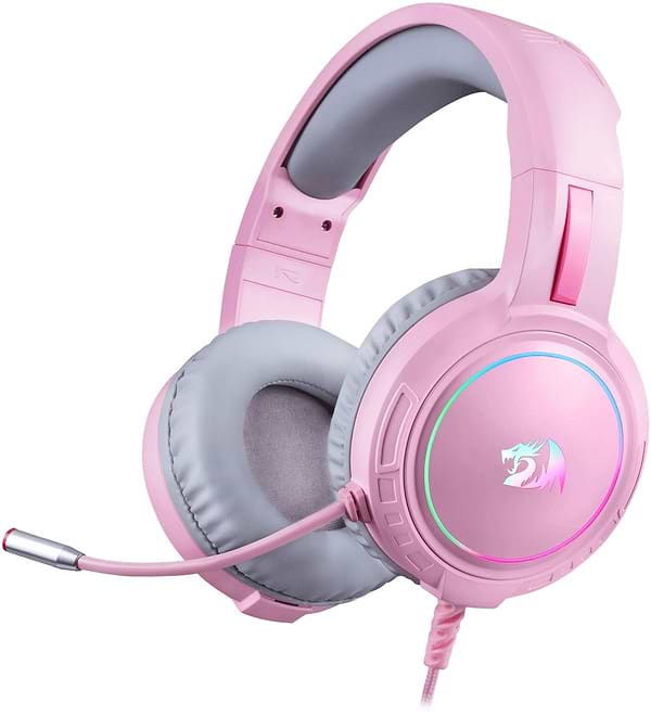 Фото - Гарнітура дротова ігрова Redragon Mento Pink (71763)