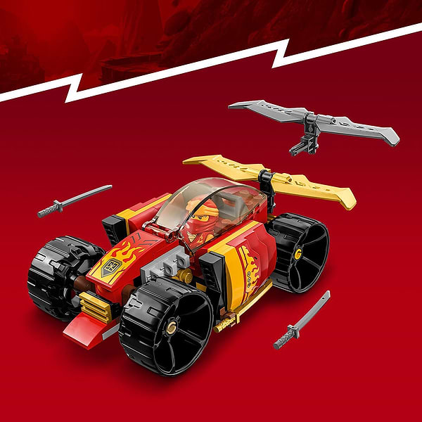 Фото - Конструктор LEGO Ninjago Гоночний автомобіль ніндзя Кая EVO (71780)