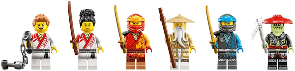 Фото - Конструктор LEGO Ninjago Ниндзя Коробка с кубиками для творчества (71787)