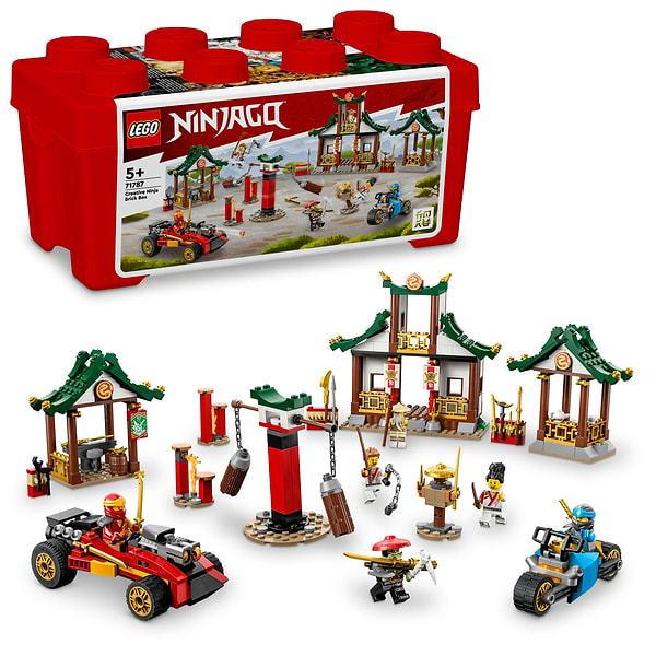 Фото - Конструктор LEGO Ninjago Ниндзя Коробка с кубиками для творчества (71787)