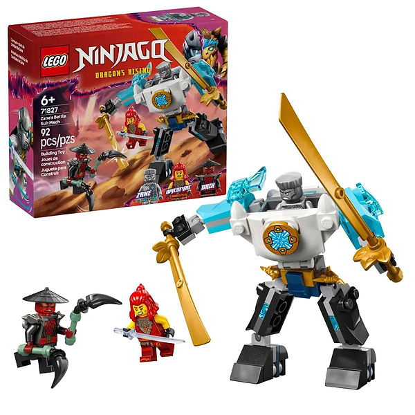 Фото - Уценка - Конструктор LEGO Ninjago Боевой костюм-робот Зейна (71827)