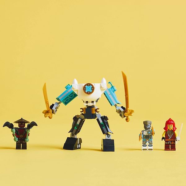 Фото - Уценка - Конструктор LEGO Ninjago Боевой костюм-робот Зейна (71827)