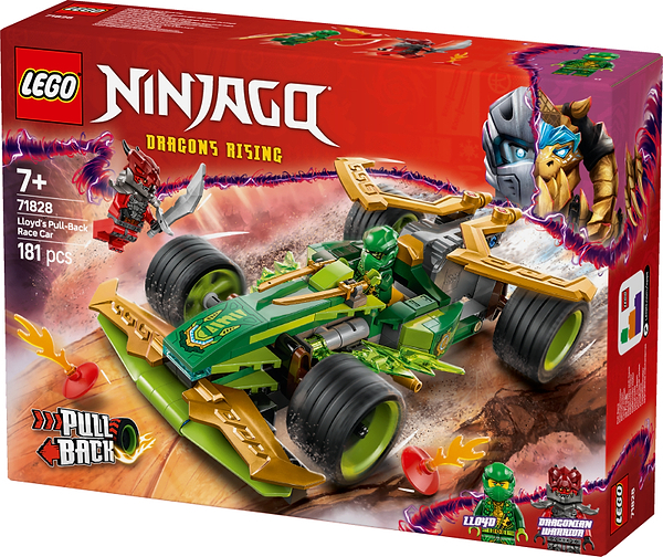 Фото - Конструктор LEGO Ninjago Автомобиль для гонки Ллойда с инерционным двигателем (71828)