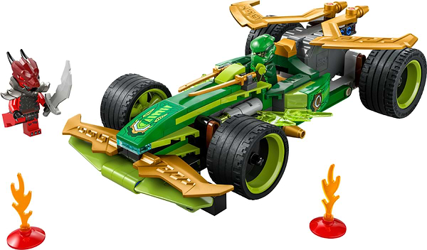 Фото - Конструктор LEGO Ninjago Автомобиль для гонки Ллойда с инерционным двигателем (71828)