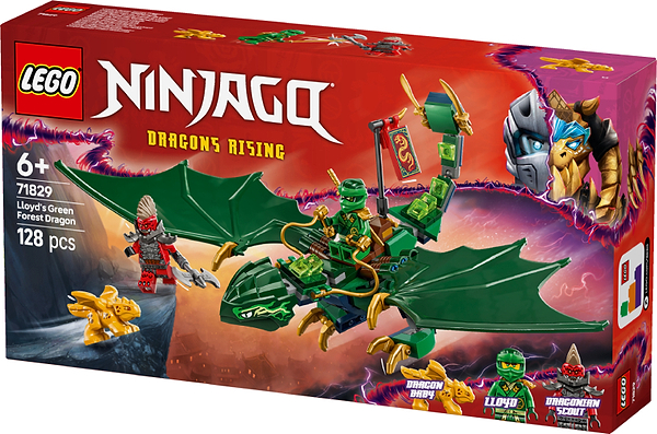 Фото - Конструктор LEGO NINJAGO Зелений лісовий дракон Ллойда (71829)