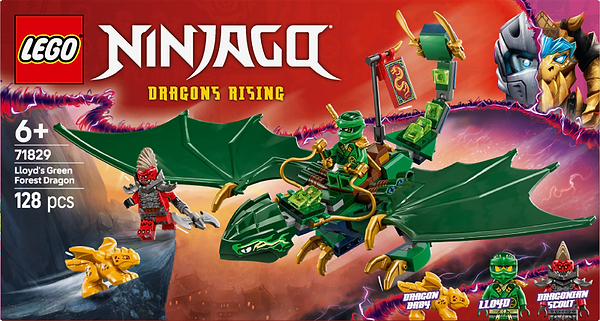 Фото - Конструктор LEGO NINJAGO Зелений лісовий дракон Ллойда (71829)