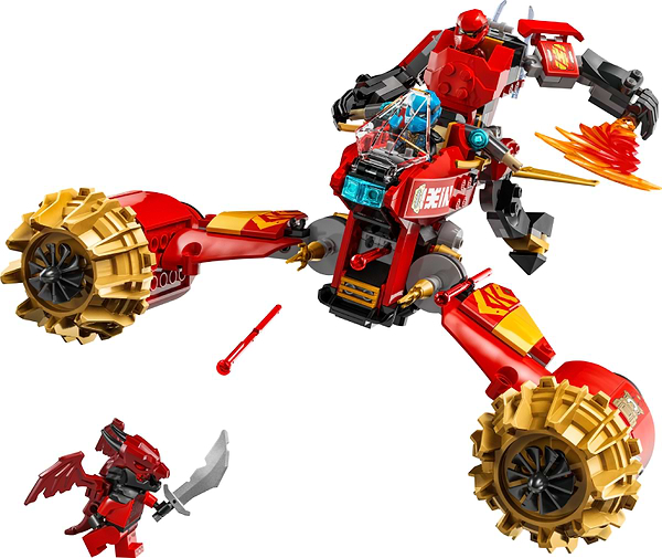 Фото - Конструктор LEGO Ninjago Штормовой робот-всадник Кая (71830)