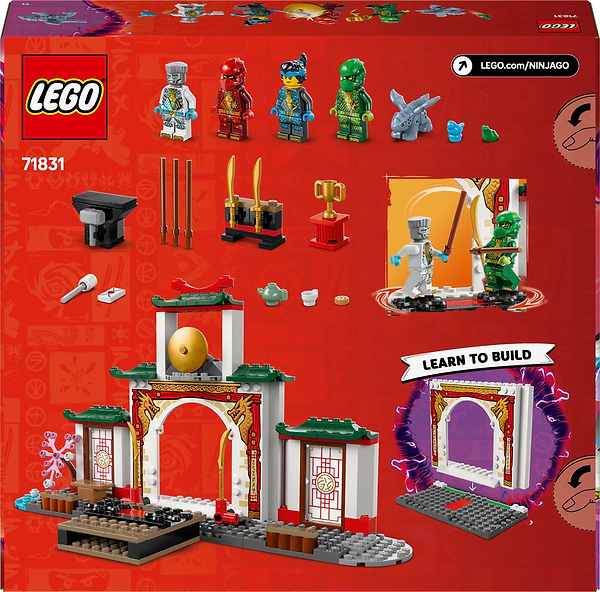 Фото - Конструктор LEGO Ninjago Храм ниндзя Спин-джитсу (71831)