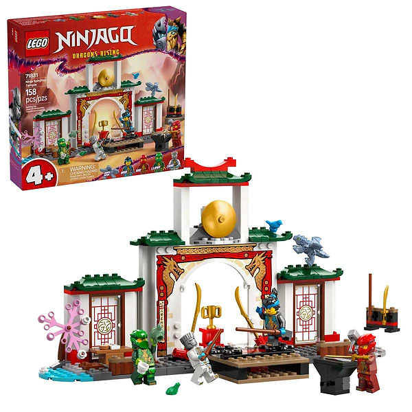 Фото - Конструктор LEGO Ninjago Храм ниндзя Спин-джитсу (71831)