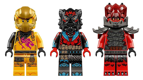 Фото - Конструктор LEGO Ninjago Суперштормовой реактивный самолет Рас и Арин (71833)
