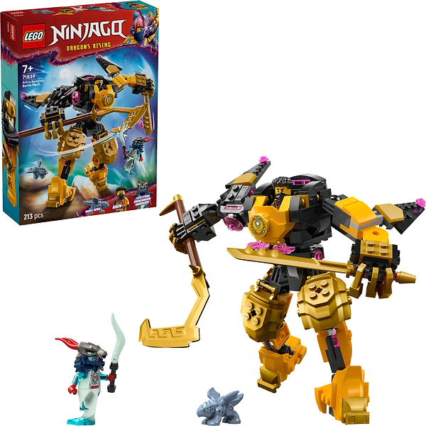 Фото - Конструктор LEGO Ninjago Бойовий робот Арін Спін-джитсу (71839)