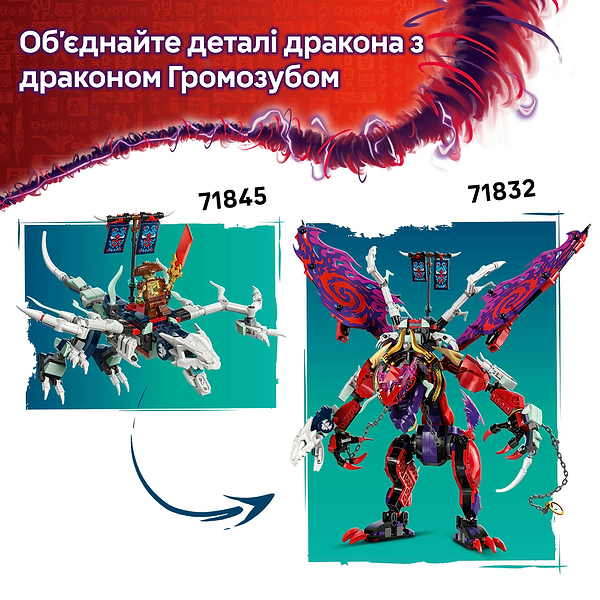 Фото - Конструктор LEGO Ninjago Реактивний робот Ллойда (71845)