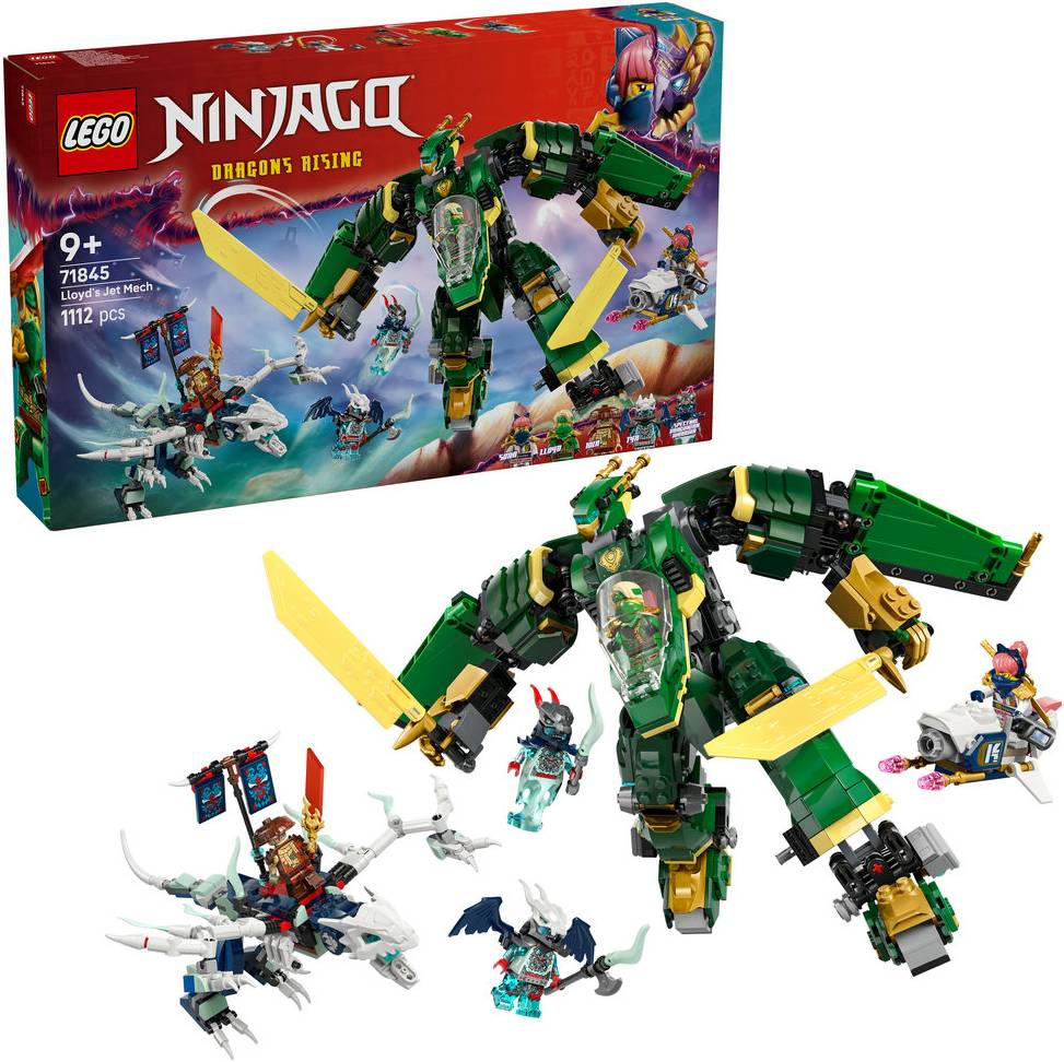 Конструктор LEGO Ninjago Реактивний робот Ллойда (71845) - Фото 1