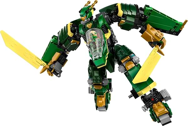 Фото - Конструктор LEGO Ninjago Реактивний робот Ллойда (71845)