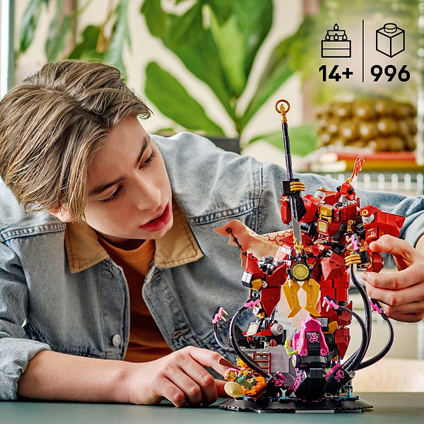 Фото - Конструктор LEGO Ninjago Робот Вогняного Лицаря (71846)
