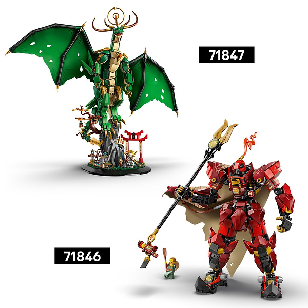 Фото - Конструктор LEGO Ninjago Робот Вогняного Лицаря (71846)