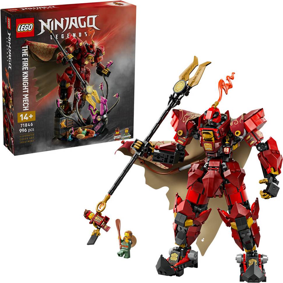 Фото - Конструктор LEGO Ninjago Робот Вогняного Лицаря (71846)