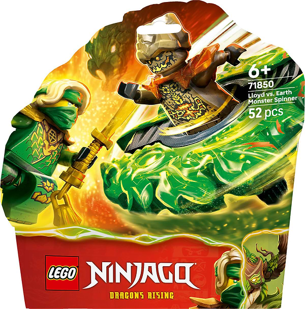 Фото - Конструктор LEGO Ninjago Ллойд против спиннера земляного монстра (71850)