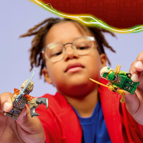 Фото - Конструктор LEGO Ninjago Ллойд против спиннера земляного монстра (71850)