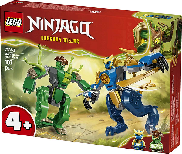 Фото - Конструктор LEGO Ninjago Битва работа дракона Джея (71853)
