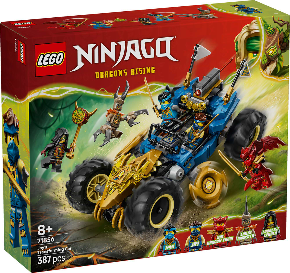 Фото - Конструктор LEGO  Ninjago Автомобіль-трансформер Джея (71856)