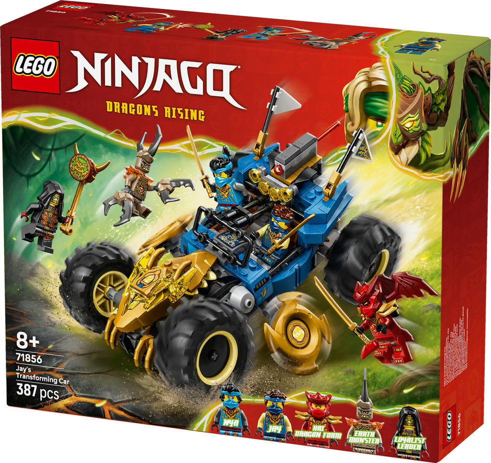 Фото - Конструктор LEGO  Ninjago Автомобіль-трансформер Джея (71856)