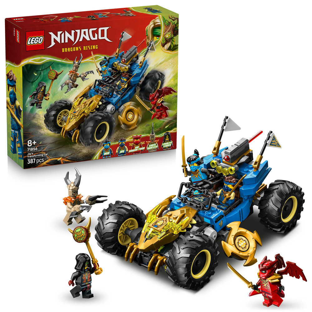 Конструктор LEGO  Ninjago Автомобіль-трансформер Джея (71856) - Фото 1