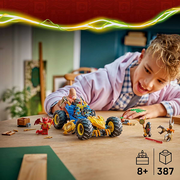 Фото - Конструктор LEGO  Ninjago Автомобіль-трансформер Джея (71856)