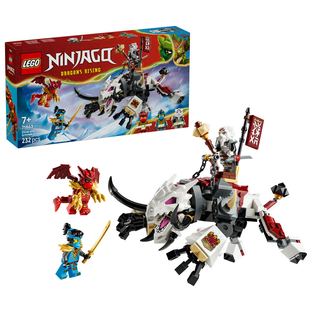 Конструктор LEGO  Ninjago Зільвар і дракон Гримтак (71863)