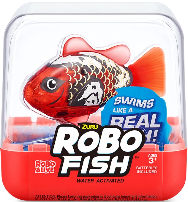 Фото - Интерактивная игрушка Pets & Robo Alive S3 - Роборыбка (красная) (7191-1)