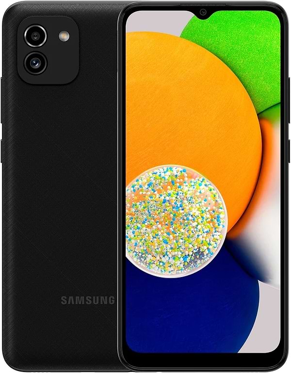 Фото - Смартфон Samsung Galaxy A03 3/32Gb Black (SM-A035FZKDSEK)