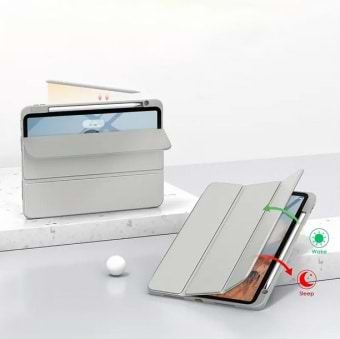 Фото - Чохол для планшета BeCover Soft Edge TPU з кріпленням Apple Pencil for Apple iPad Air (4/5) 2020/2022 10.9'' Gray (711699)