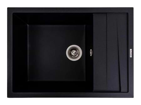 Мойка кухонная Platinum 7843 SOLID матовый Черный