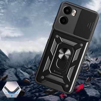 Фото - Чехол для смартфона BeCover Military for Motorola Moto G05 / E15 Black (713527)