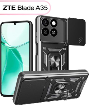 Чехол для смартфона BeCover Military for ZTE Blade A35 Black (713549) - Фото 1