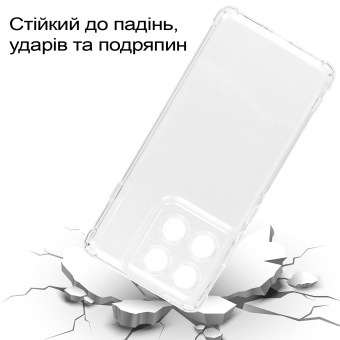 Фото - Чохол для смартфону BeCover Anti-Shock for Motorola Edge 60 Pro Clear (713806)