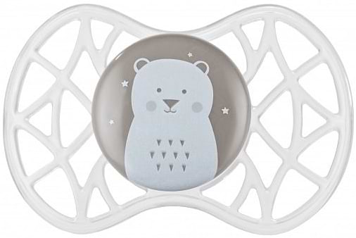 Фото - Ортодонтическая пустышка Nuvita Air55 Explorer 6m+ (медведь, жираф) 2 шт. (NV7086N)
