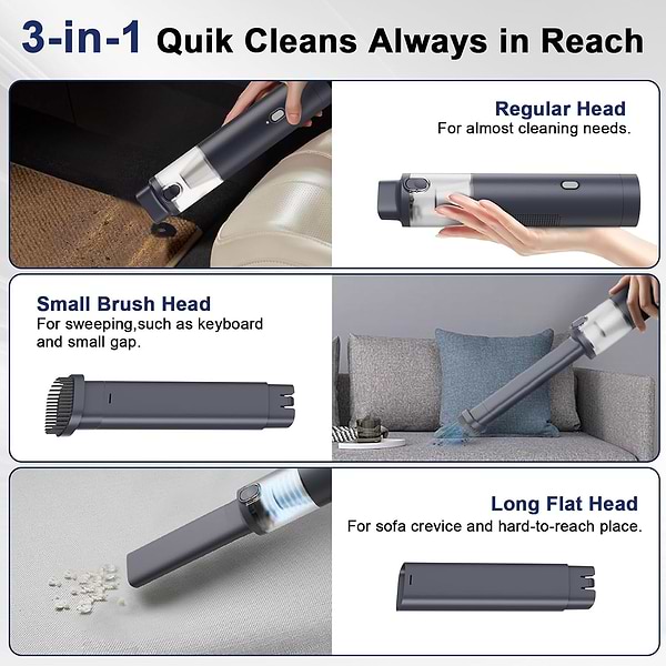 Фото - Пилосос ручний для дому Xiaomi Lydsto H1 Black