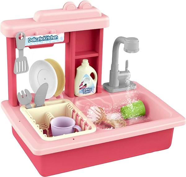 Фото - Сюжетно-ролевая игра. Кухня BOQI Мойка с посудой (BQ688-1, BQ688-5)
