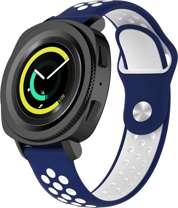 Ремешок для смарт-часов BeCover Nike Style for Nokia/Withings Steel/Steel HR Blue-White (705770)