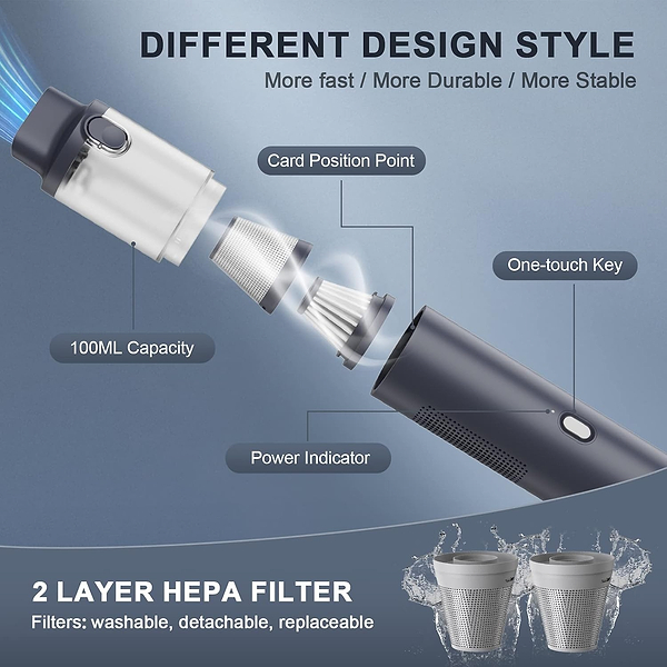 Фото - Пилосос ручний для дому Xiaomi Lydsto H1 Black