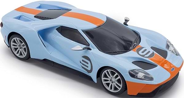 Фото - Колекційна машинка 1:24 Maisto "Ford GT", масштаб 1:24 (81238 blue/orange)