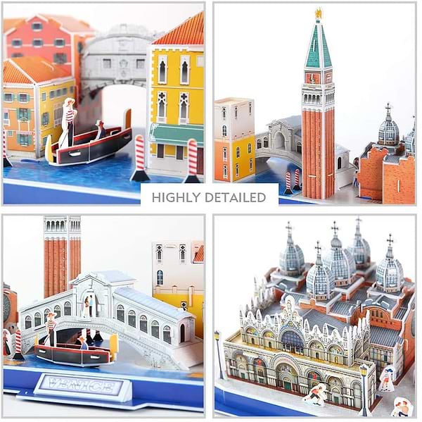 Фото - 3D пазлы Cubic Fun City line "Венеция" (MC269h)