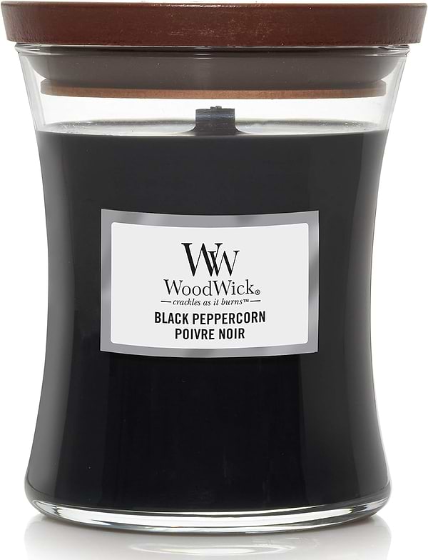 Фото - Свеча стекло Woodwick Medium Black Peppercorn (Черный перец) 275г (1666265E)