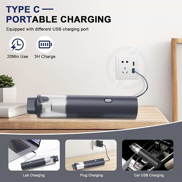 Фото - Пилосос ручний для дому Xiaomi Lydsto H1 Black